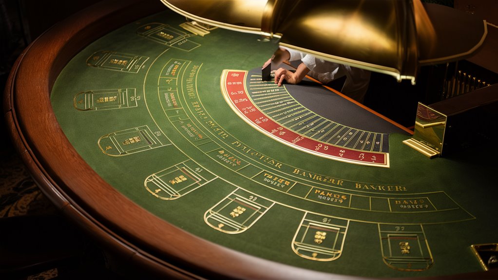 baccarat gaming table design