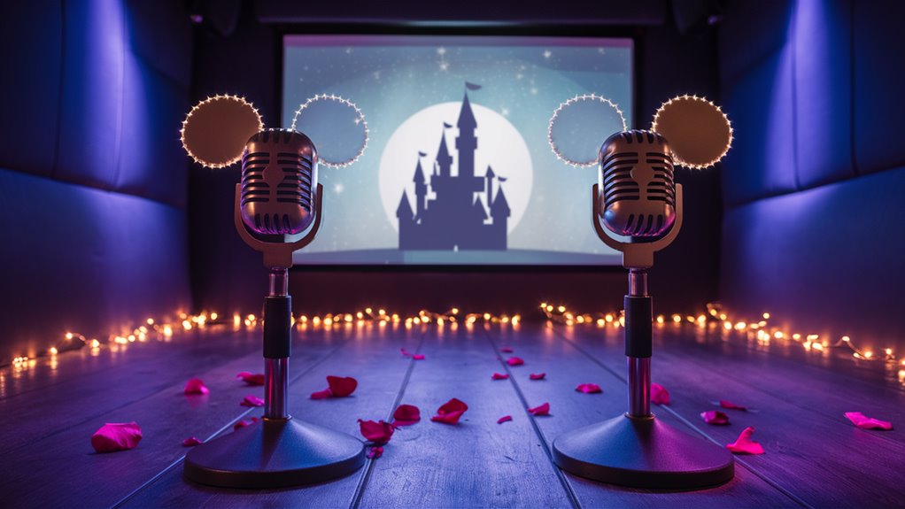 disney characters singing together