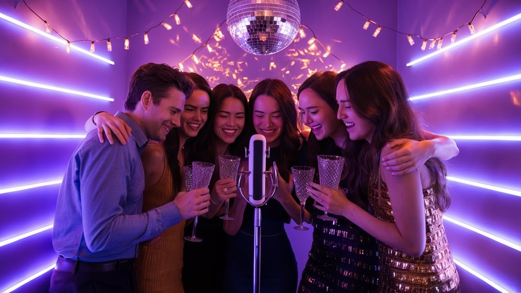 group singing entertainment fun