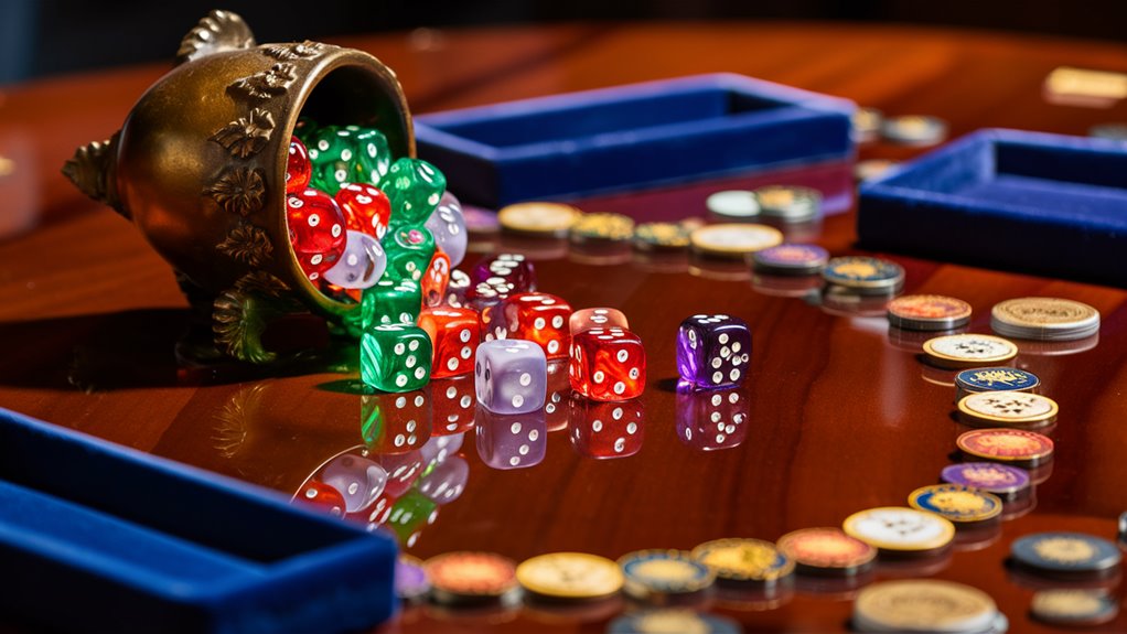 preparing board game elements