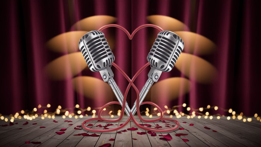 two singers share romance