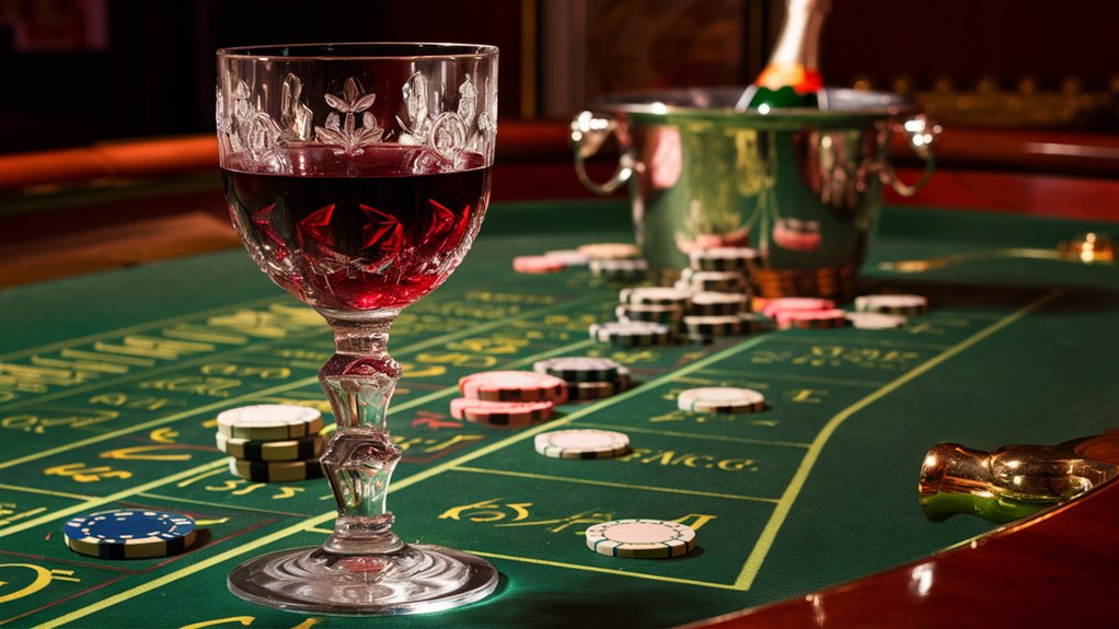 wine gambling historic connection