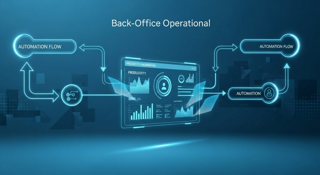 서버 리소스 할당 모니터링 – CPU, 메모리, 네트워크 대역폭, 스토리지 IOPS를 표시하는 3D 홀로그램 대시보드