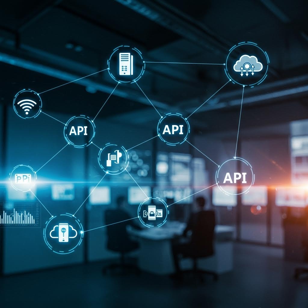 루믹스 API 연결 네트워크 오피스 환경 통합 시스템 시각화